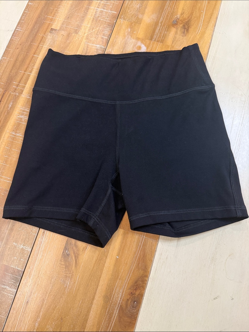 all in motion Black High-Waist Bike Shorts